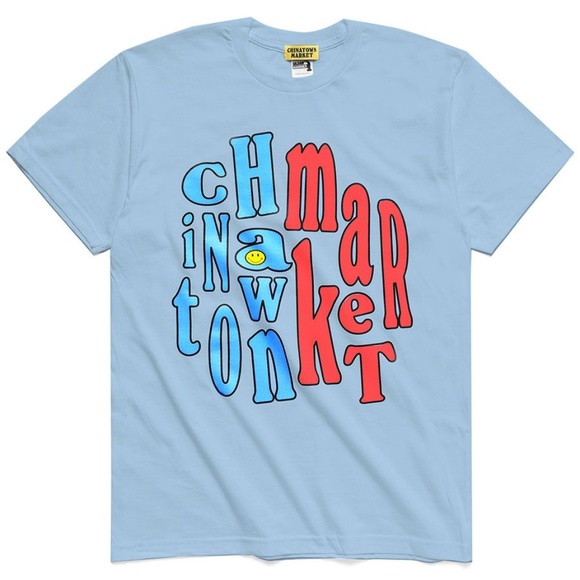 Chinatown Market Smiley UV Activated Groovy Tee - Picture 2 of 4